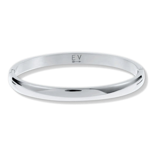 Arielle Bangle Silver Bracelet - She Chester