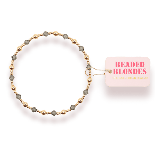 Ash Gray June Bracelet: Standard 6.75 inch - She Chester