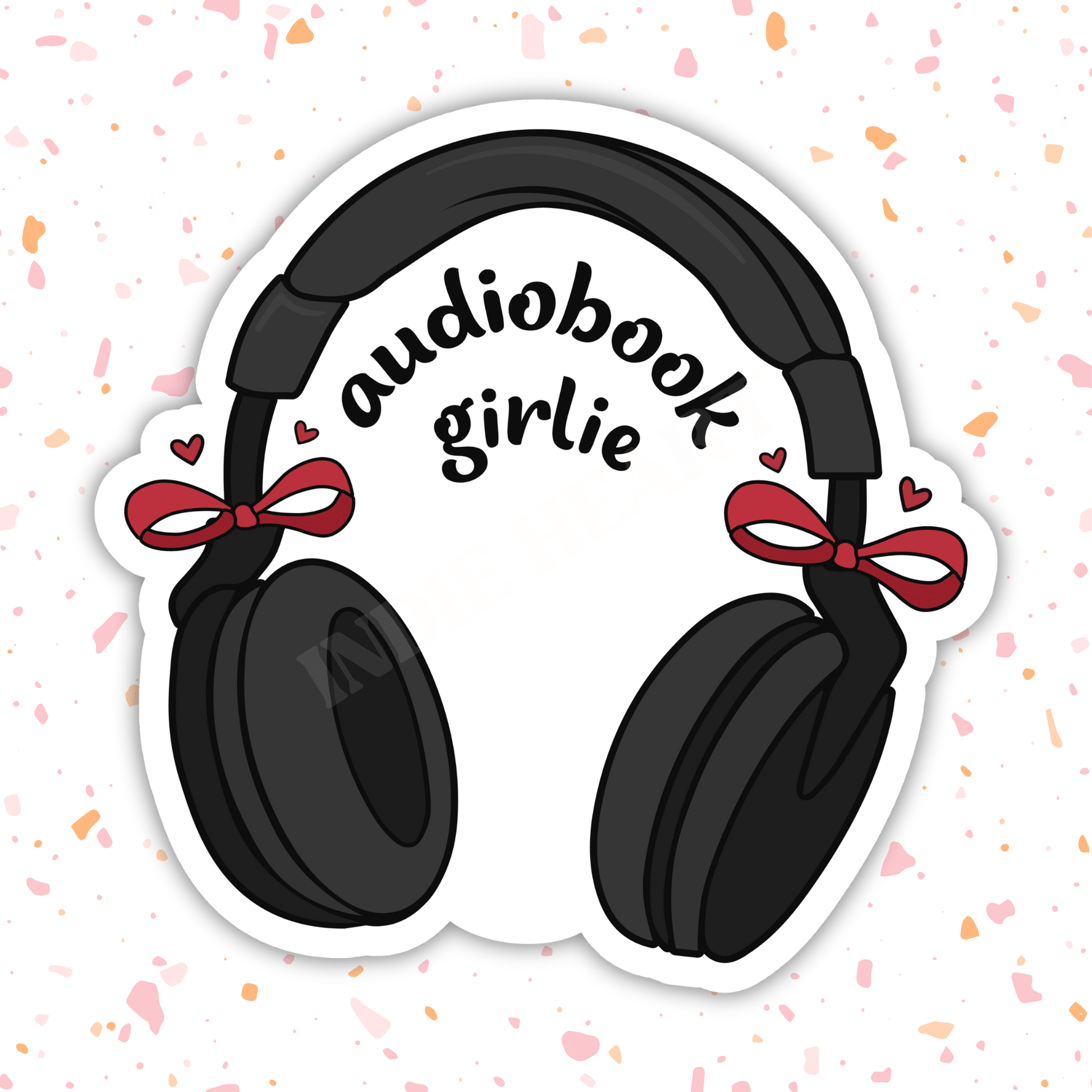 Audio Book Girlie Sticker: 2.5" - She Chester