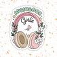 Audio Book Girlie Vinyl Sticker – Book Lover Gift: 2.5" - She Chester