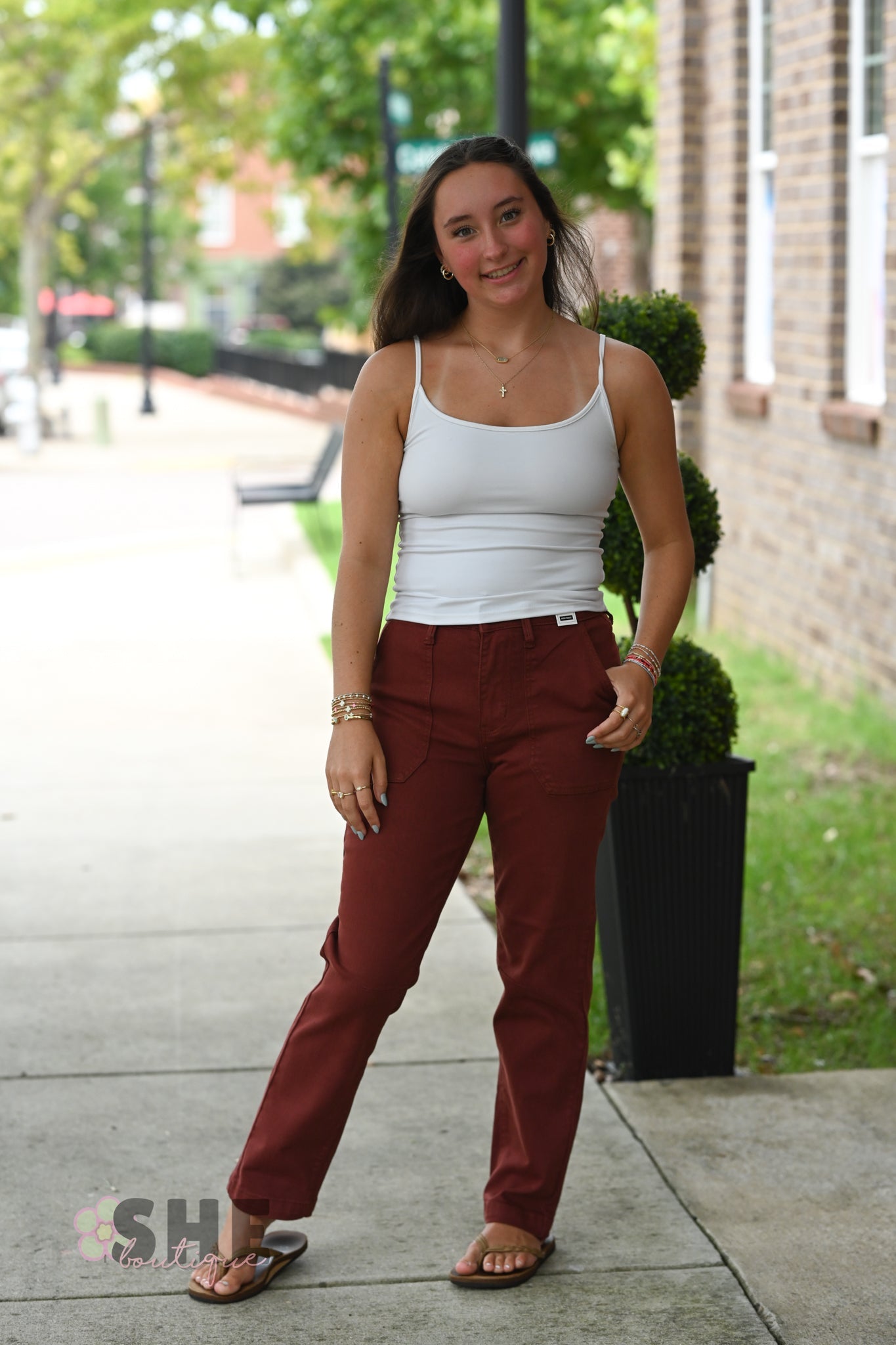 Aurora Weekender Pumpkin Spice Jeans 881197 - She Chester