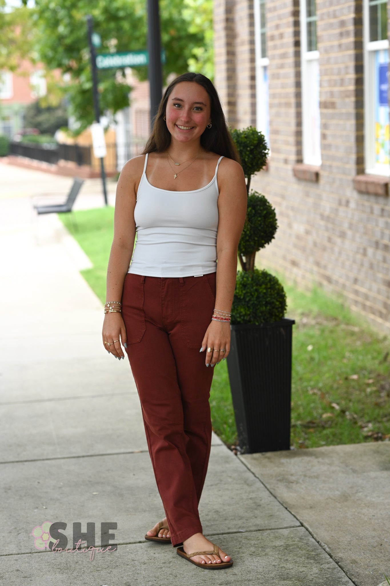 Aurora Weekender Pumpkin Spice Jeans 881197 - She Chester