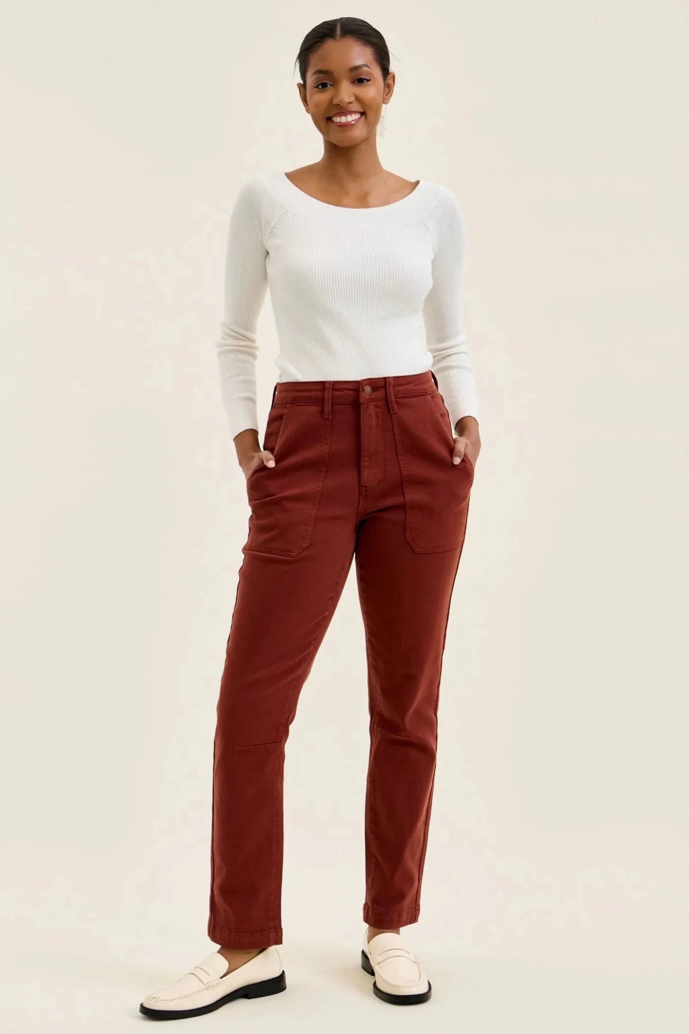 Aurora Weekender Pumpkin Spice Jeans 881197 - She Chester