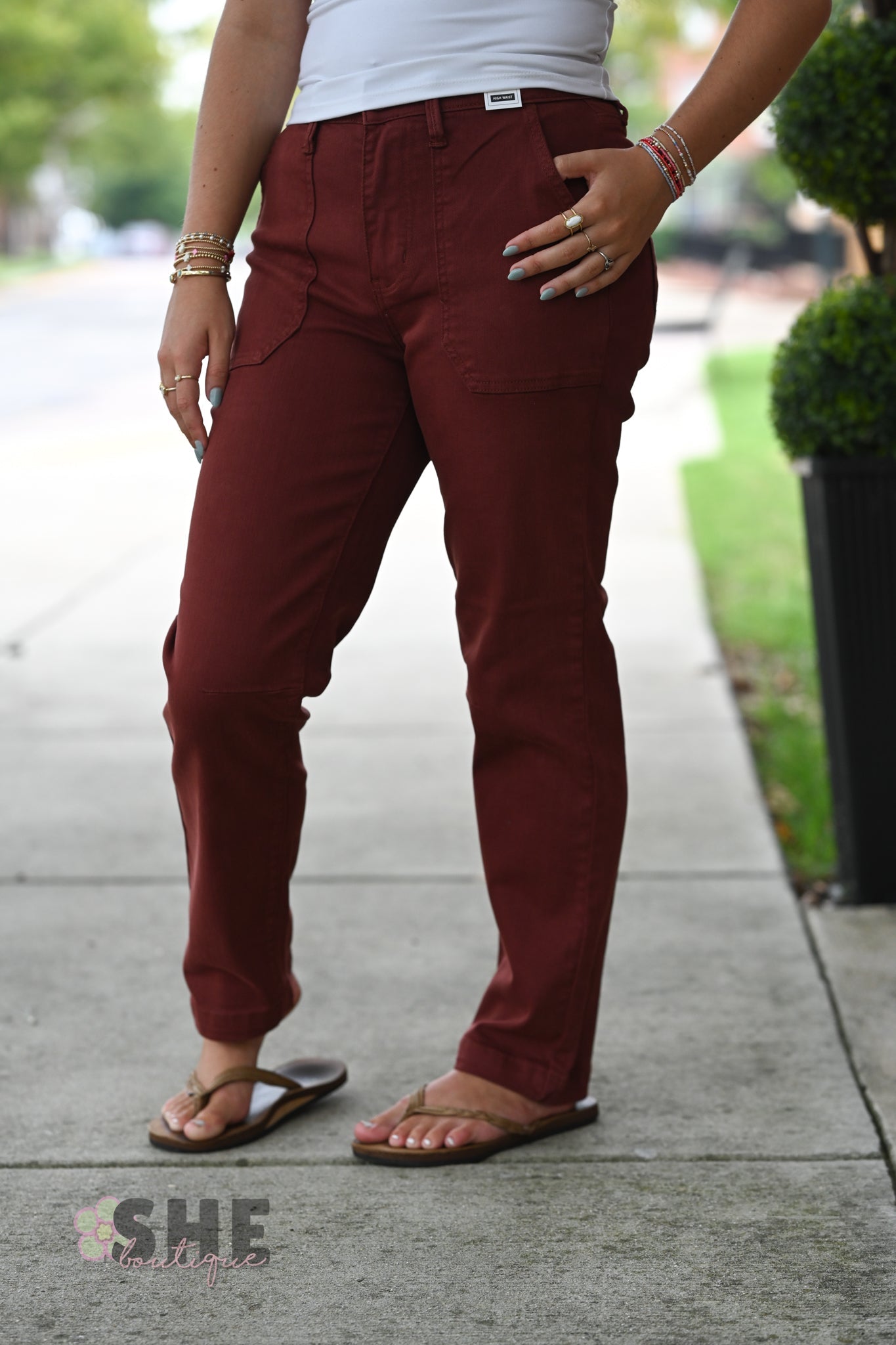 Aurora Weekender Pumpkin Spice Jeans 881197 - She Chester