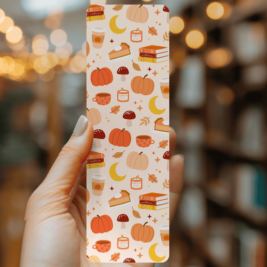 Autumn Vibes Bookmark – Soft Matte Laminated - She Chester