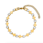Axton Cross Chain Gold Bracelet - She Chester