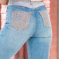 Cheetah Camo HiWaist Slim Jeans -