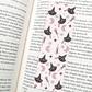 Boho Floral Witch Bookmark – Soft Matte Laminated