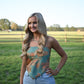 Banty Paisley Blue Bandana Top - She Chester