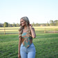 Banty Paisley Blue Bandana Top - She Chester