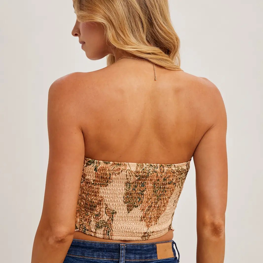 Banty Paisley Ivory Bandana Top - She Chester