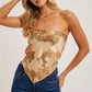 Banty Paisley Ivory Bandana Top - She Chester