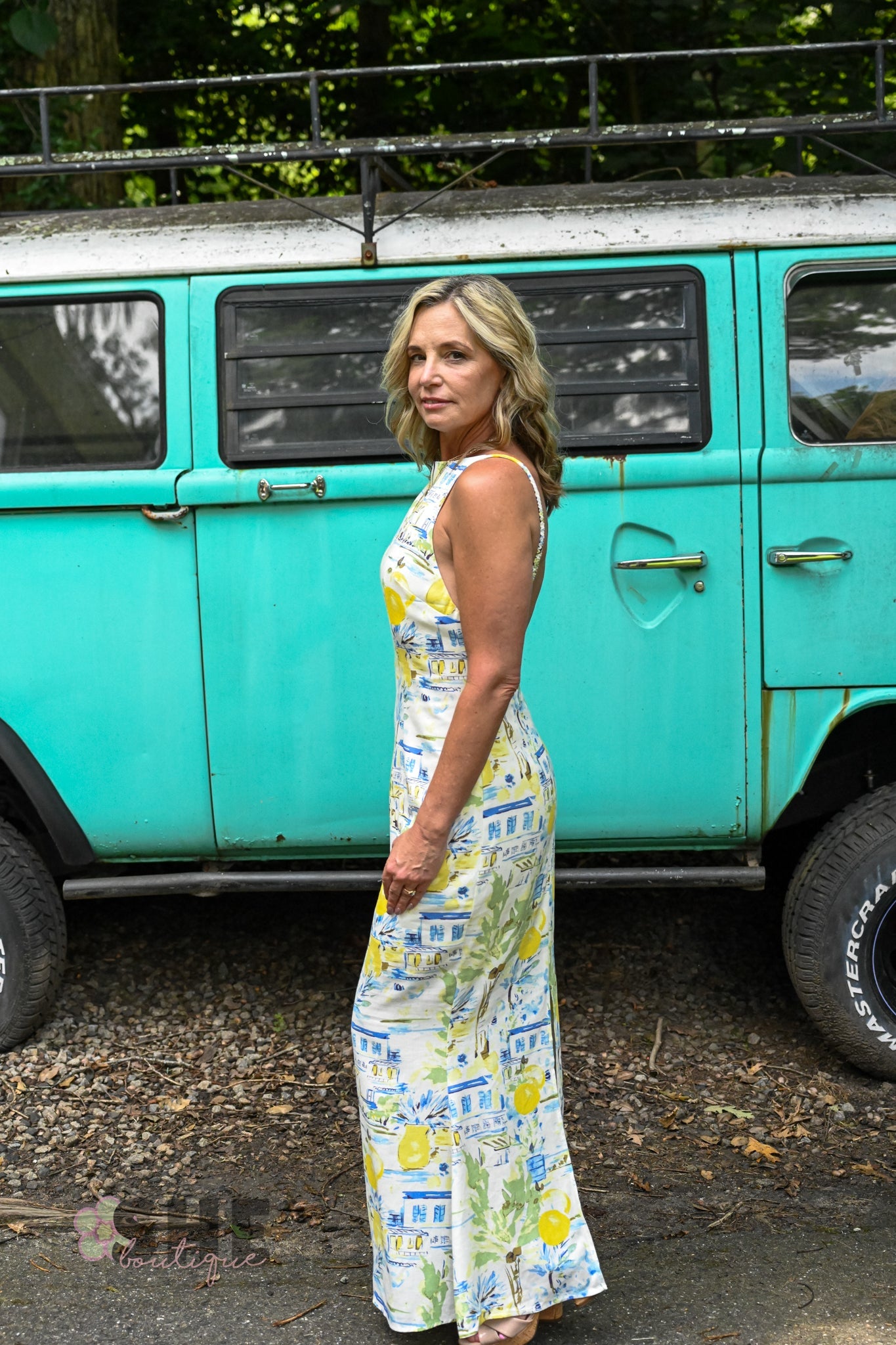 Bart Town Mizie Open Back Midi Dress - She Chester