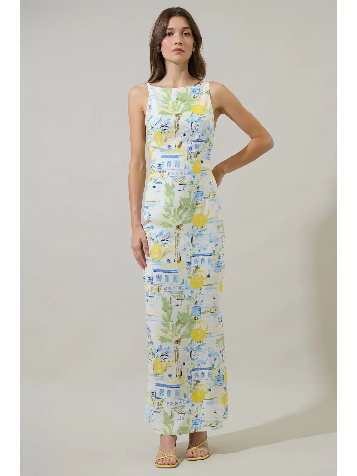 Bart Town Mizie Open Back Midi Dress - She Chester