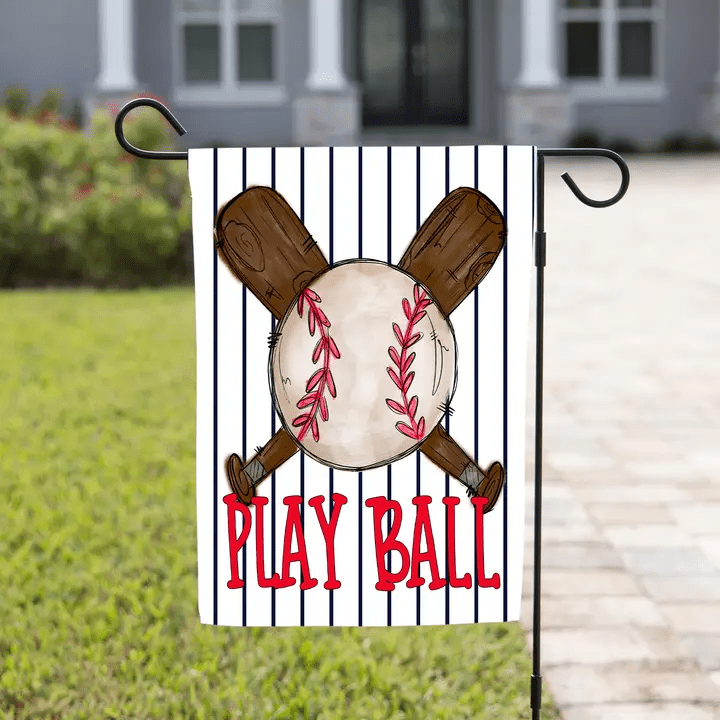 Baseball 12x18 Flag - She Chester