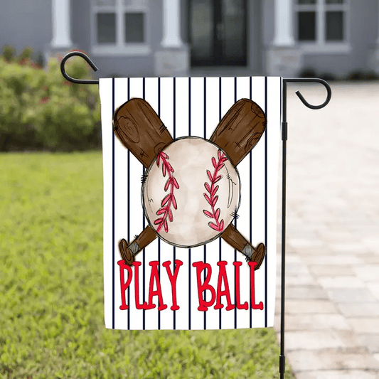 Baseball 12x18 Flag - She Chester