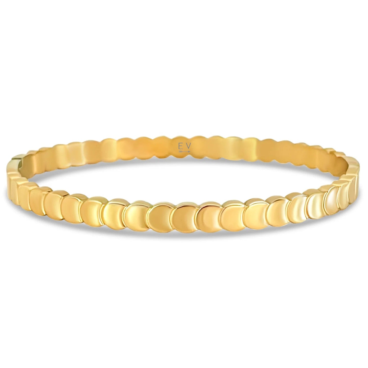 Bay Bangle Bracelet - Gold 194 - She Chester