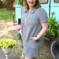 BBQ Navy Gingham Dress - She Chester