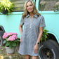 BBQ Navy Gingham Dress - She Chester