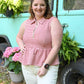 BBQ Red Gingham Tank - She Chester