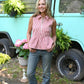 BBQ Red Gingham Tank - She Chester