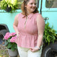 BBQ Red Gingham Tank - She Chester