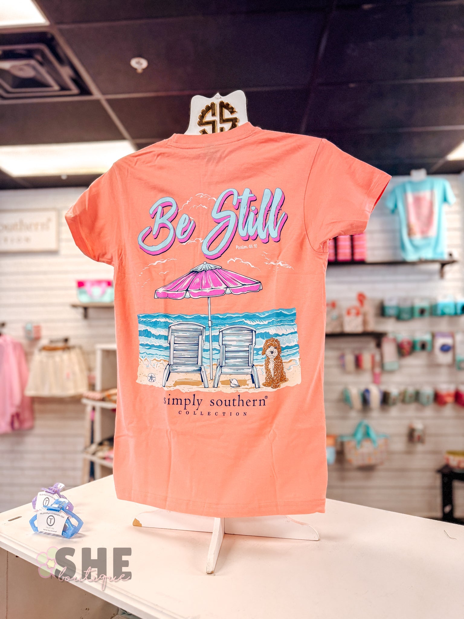Be Still Beach SS Tee - She Chester