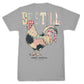 Be Still Chicken Mineral Wash Tee - She Chester
