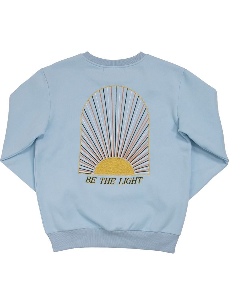 Be The Light Embroidered SS Pullover - She Chester
