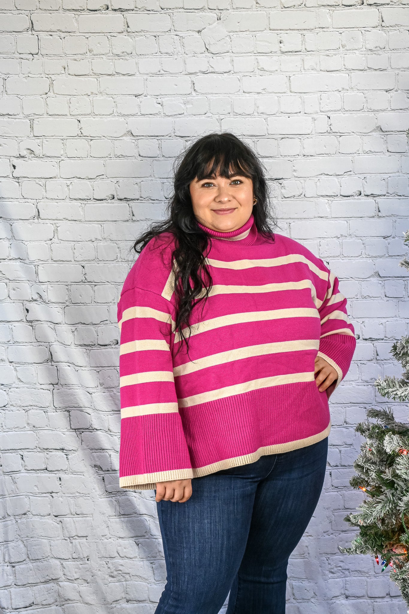 Anchored to Fall Sweater - Pink -