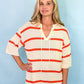Beach Watcher Short Sleeve Pullover - She Chester