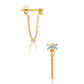 Bella Chain Stud Earring - She Chester