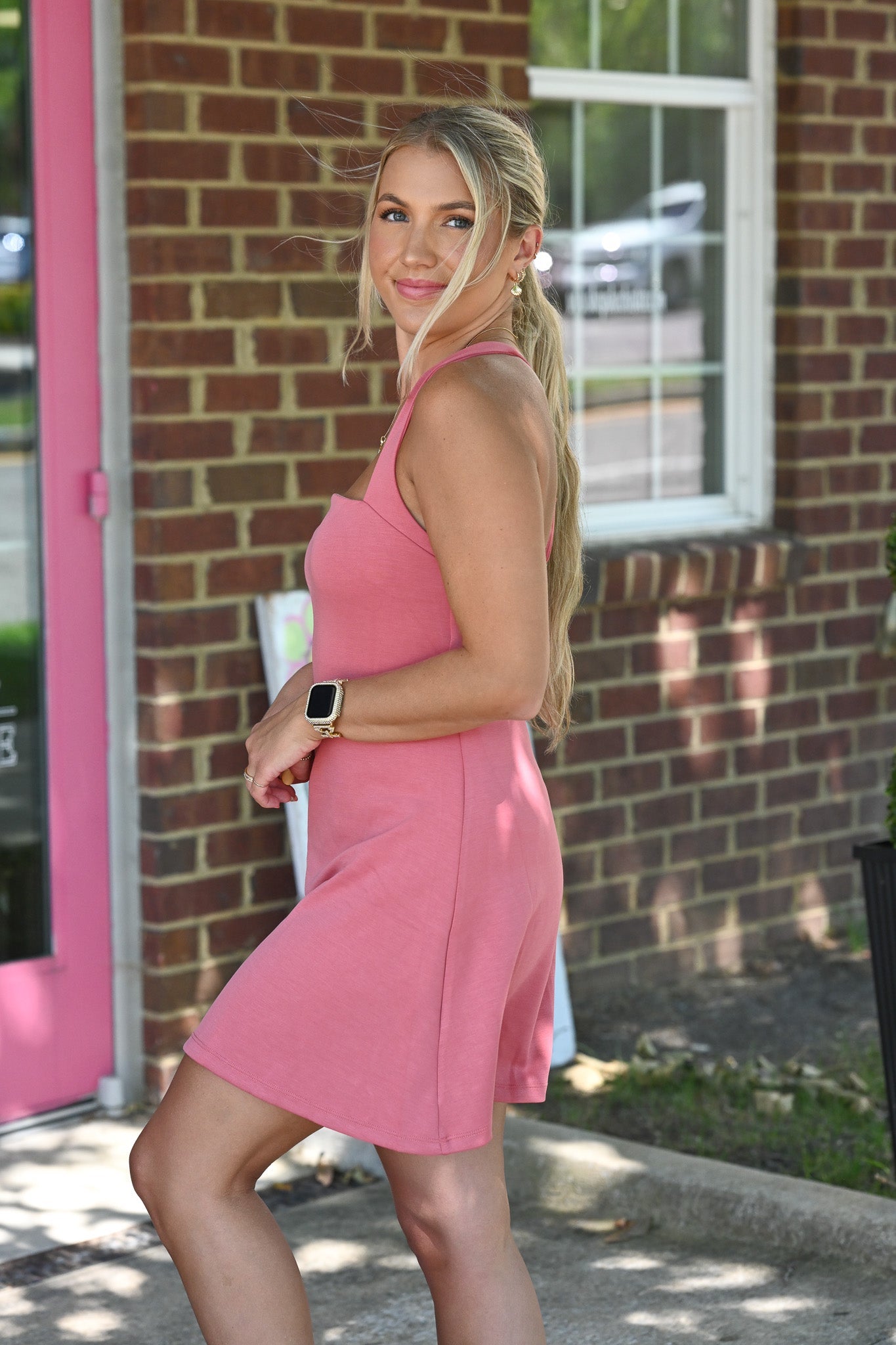Berry Tennis Dress - She Chester