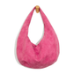 Bianca Fuchsia Soft Crescent Shoulder Bag - She Chester