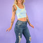 Big Smiles Sweater Crop Tank - She Chester