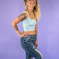 Big Smiles Sweater Crop Tank - She Chester