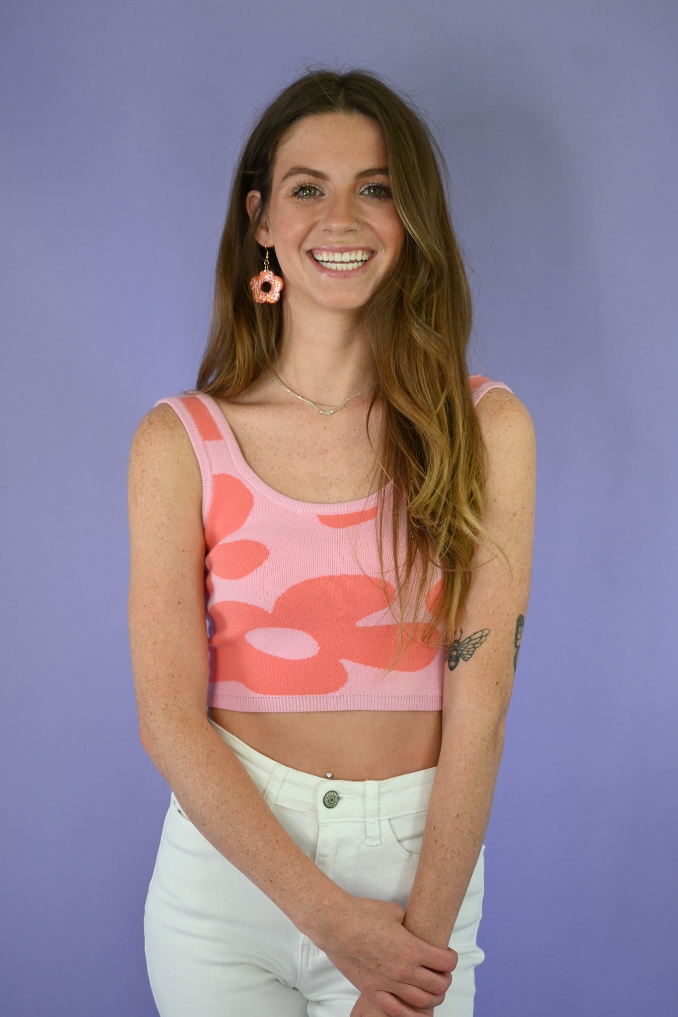 Bikini Bottom Sweater Crop Tank - She Chester