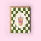 Birthday Brew Iced Coffee Coquette Caffeine Greeting Card - She Chester