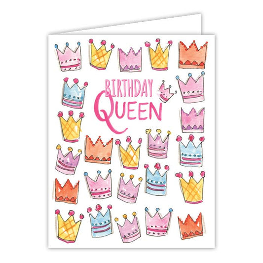 Birthday Queen Crowns Greeting Card - She Chester