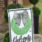 Black and White Bow Wreath Glam - She Chester