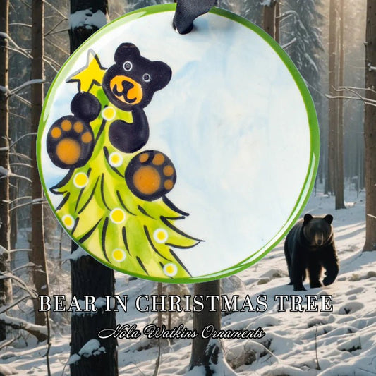 Black Bear on Tree - She Chester