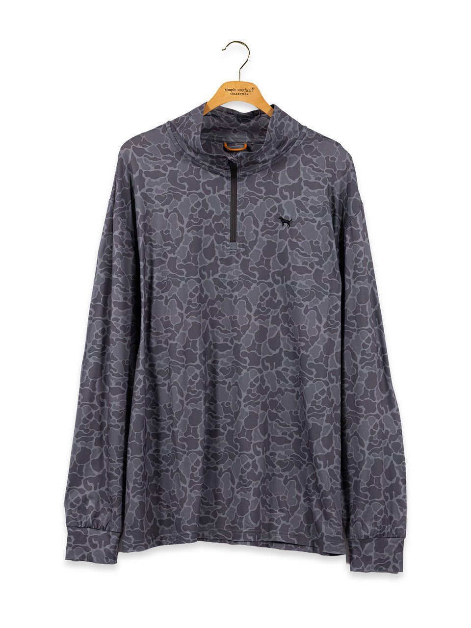 Black Camo Half Zip SS26 - She Chester