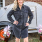 Black Corduroy Duster - She Chester