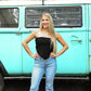 Black Lace Bandana Top - She Chester