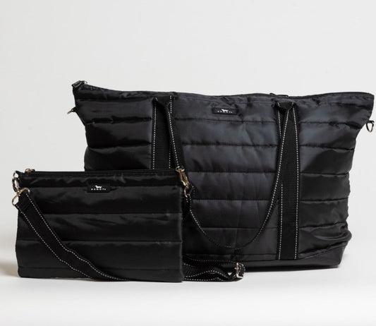 Black Puffer Triple Advisor 3 in 1 Travel Bag - She Chester