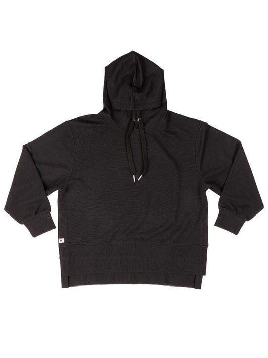 Black Ribbed Pullover SS - She Chester