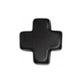 Black Small Signature Cross Gold Pattern 2mm Bracelet - She Chester