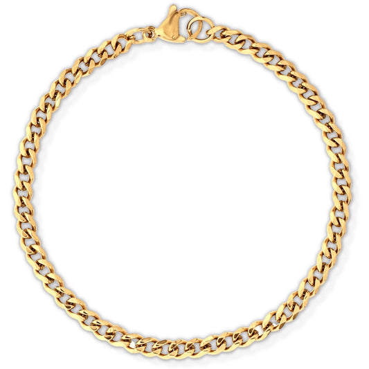 Blake Cuban Chain Gold Bracelet - She Chester