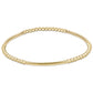 Bliss Bar Gold Pattern 2.5mm Bead Bracelet - She Chester