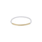 Bliss Bar Textured Mixed Metal 3mm Bracelet - She Chester